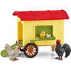 Schleich Farm World: Mobile Chicken Coop Playset, 12 Pieces - Playsets - 1 - thumbnail