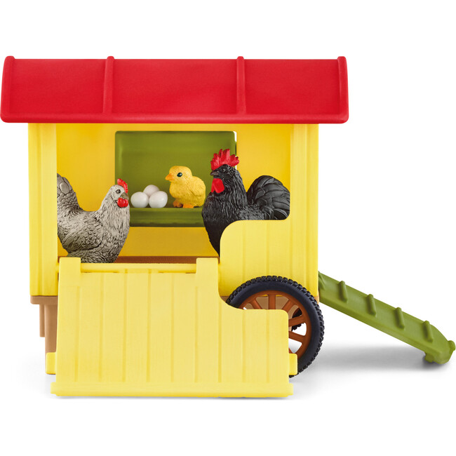 Schleich Farm World: Mobile Chicken Coop Playset, 12 Pieces - Playsets - 2