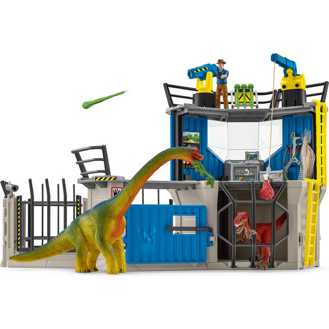 Schleich Dinosaurs: Research Station Playset, 72 Pieces