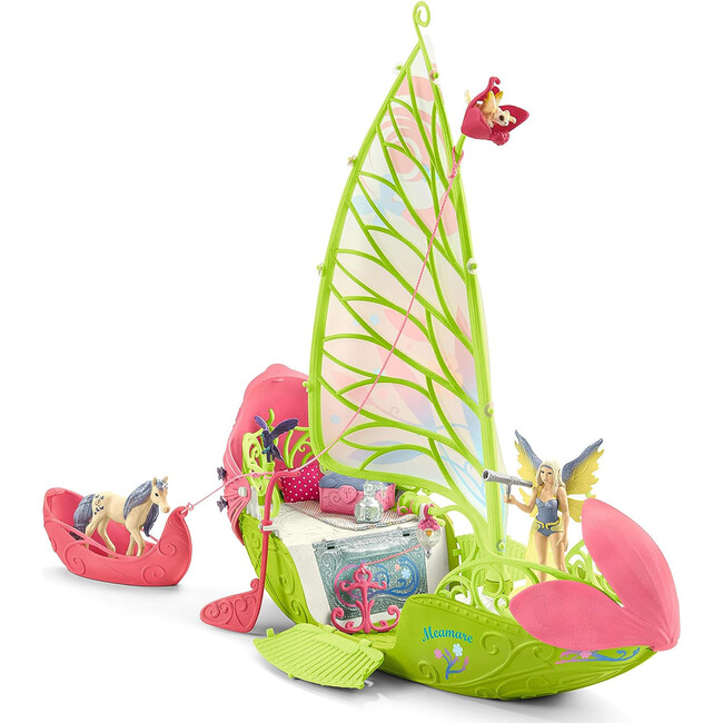 Schleich Bayala: Sera's Magical Flower Boat Playset, 40 Pieces - Playsets - 1