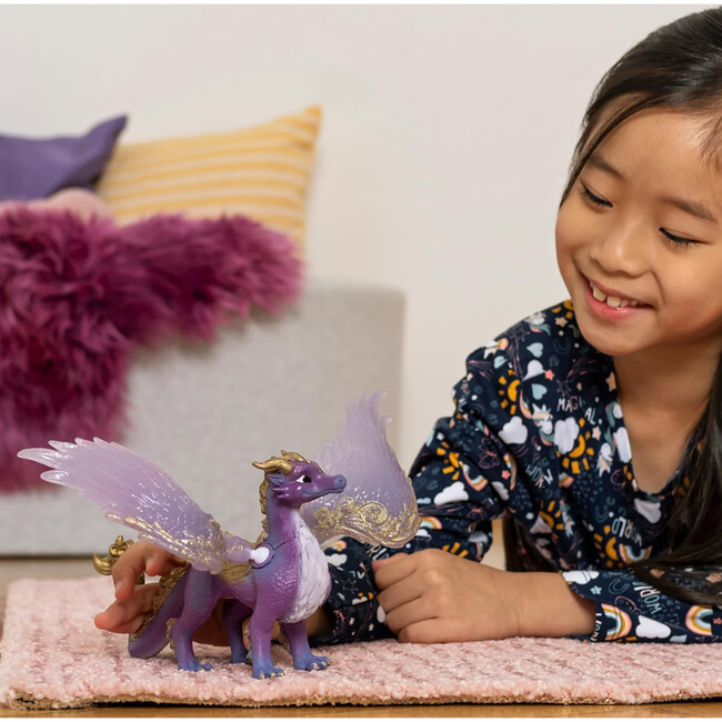 Schleich Bayala: Night Sky Dragon Purple & Gold Figurine - Playsets - 3