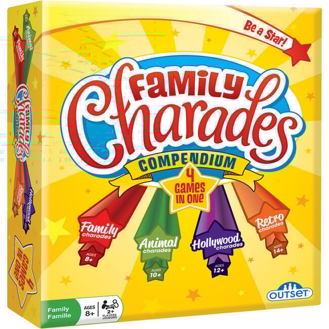 Family Charades Compendium-Compendium Family Board Game - Board Games - 1