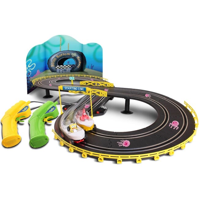 Spongebob Squarepants Hot Boat R/C Slot Car Race Set - Spongebob & Patrick