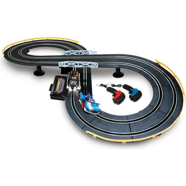 Sonic The Hedgehog All Stars Racing Transformed RC Slot Car Set Race Set - Sonic & Tails