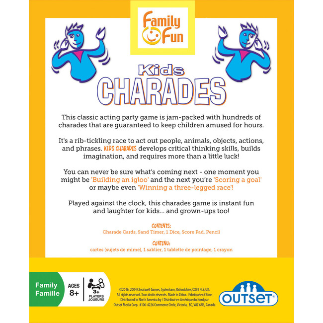 Outset Media Kids Charades Game - Board Games - 3