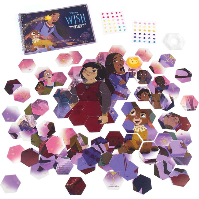 Disney Make It Real Window Art - Wish  Asha, Dahlia, and Cast Edition