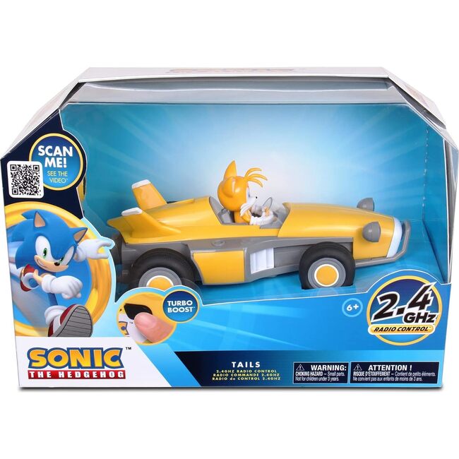 Team Sonic Racing Tails the Fox R/C Vehicle: 2.4GHz Car With Turbo Boost - Remote Control - 5