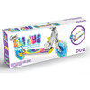 Ozbozz Tie Dye Foldalbe Scooter - Light UP Wheels - Scooters - 3
