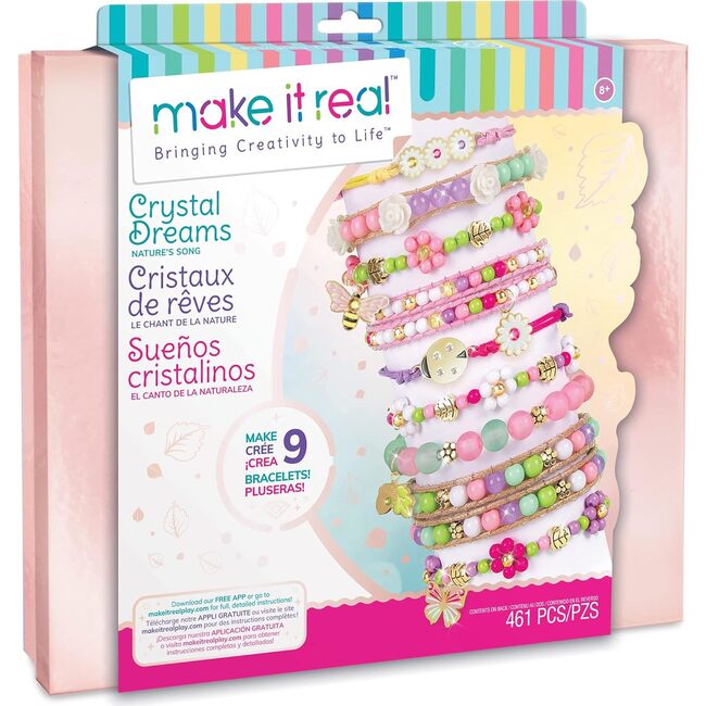 Crystal Dreams Bracelet Making Craft Kit: Create 9 Unique Charm Bracelets