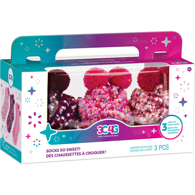 3C4G: Socks So Sweet - Cupcake Socks - Arts & Crafts - 1