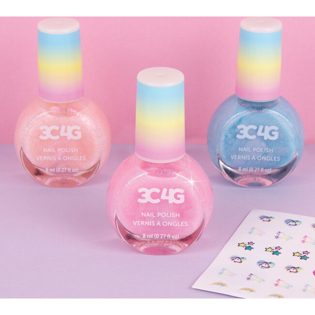 3C4G: Unicorn Shimmer Trio Nail Polish Set - Fashion & Beauty Kits - 3