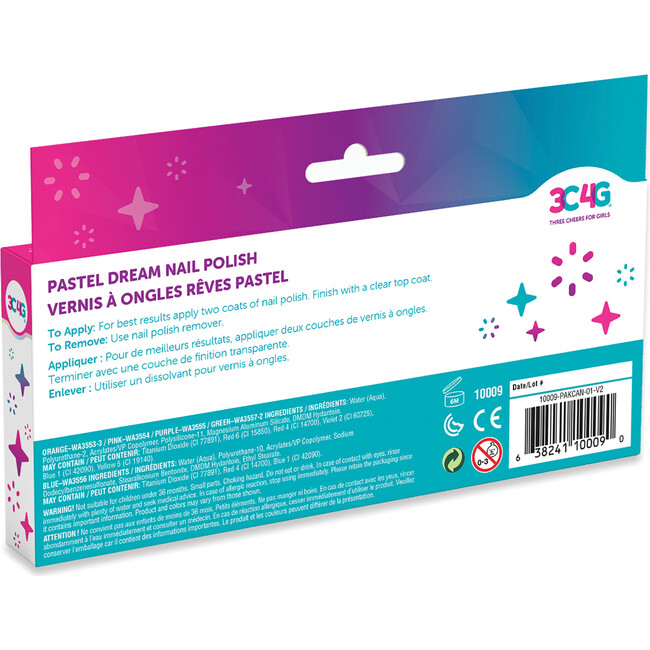 3C4G: Pastel Dreams Nail Polish Set - Arts & Crafts - 5