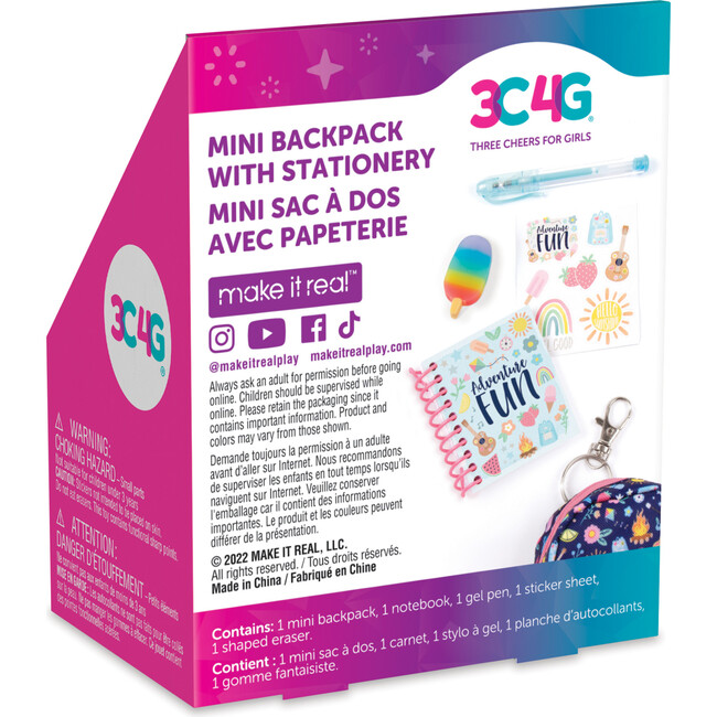 3C4G: Mini Stationary Backpack - Navy - Activities - 6