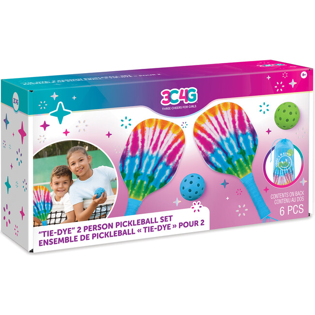 Tie Dye 2 Person Pickleball Set