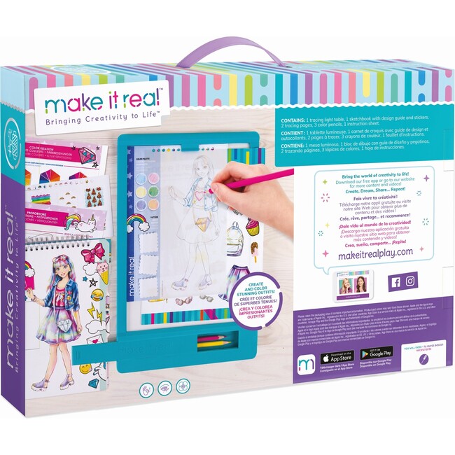 Fashion Design Mega Set w Light Table - Activities - 2