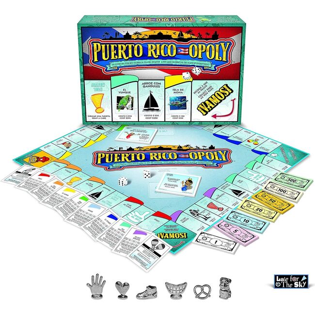 Late For The Sky: Puerto Rico-opoly Board Game - Board Games - 2