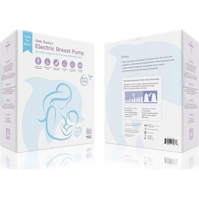 Electric Single Breast Pump: Blue - Lactation Support - 2