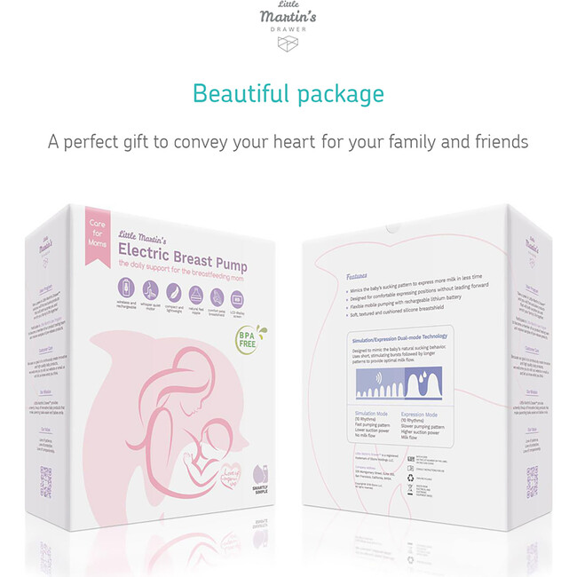 Electric Single Breast Pump: Pink - Lactation Support - 3