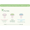 Baby Electric: Nail Trimmer: Replacement Heads - Pink 3pcs - Nails - 2