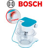 Bosch: Kitchen Machine MUM 5 - White & Teal - 2 Speed Mixer Appliance Toy - Role Play Toys - 2