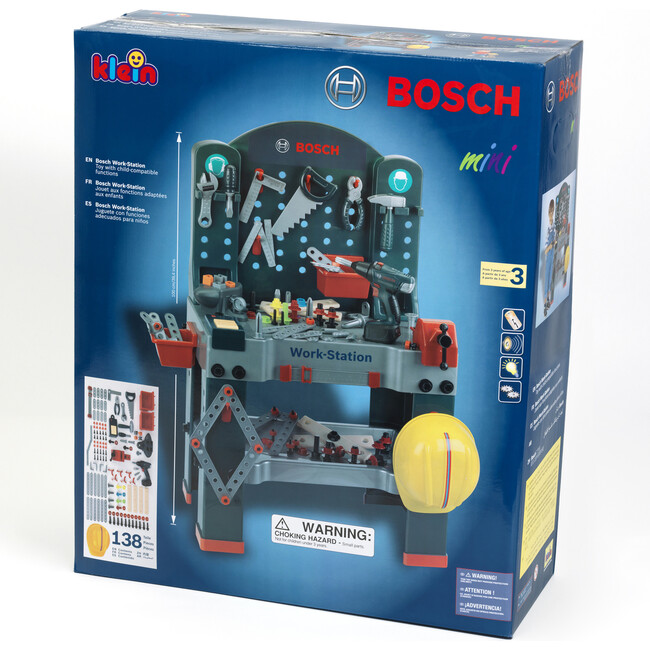 Bosch: Jumbo Workstation Workbench Tool Set, 138 Pieces - Role Play Toys - 3