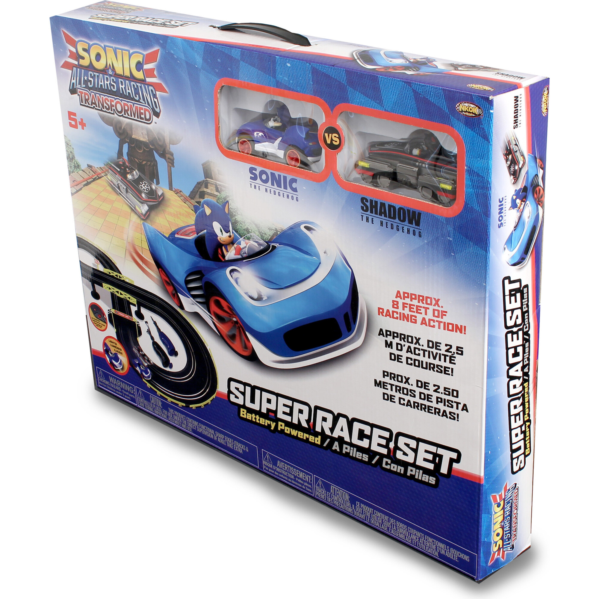Sonic & Shadow RC Slot Car Set Race Set - NKOK Inc. Vehicles