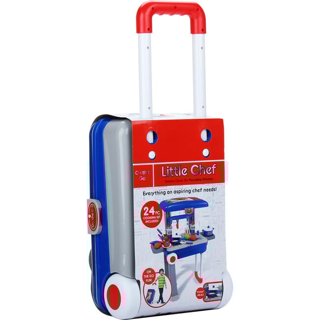On the Go Carry On Suitcase & Pretend Play Cooking Set - Play Kitchens - 4