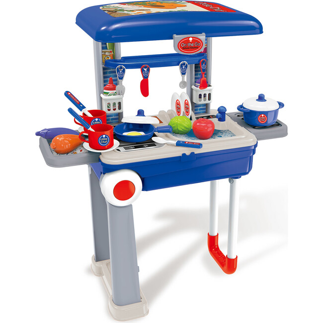 On the Go Carry On Suitcase & Pretend Play Cooking Set - Play Kitchens - 5