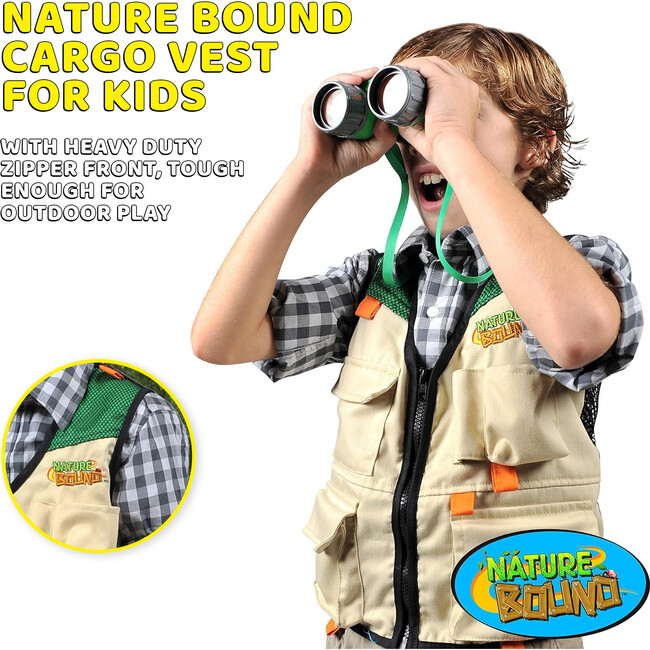 Nature Bound: Cargo Vest - Green & Khaki - Outdoor Games - 5