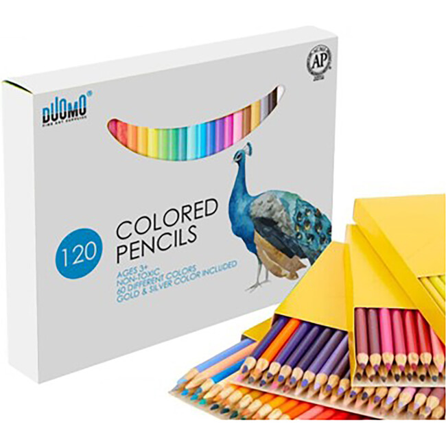 Duomo Fine Arts: Premium Colored Pencils (120 Pieces) - Coloring - 1