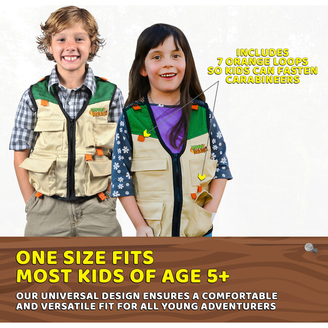 Nature Bound: Cargo Vest - Green & Khaki - Outdoor Games - 7