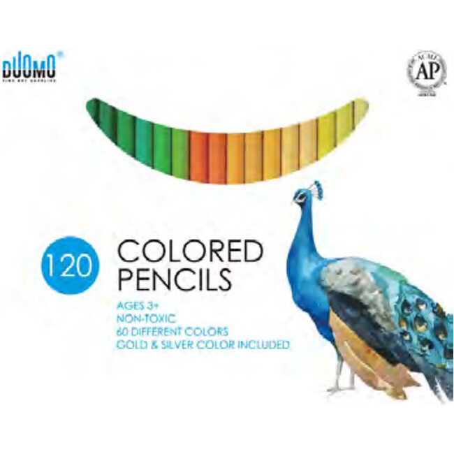 Duomo Fine Arts: Premium Colored Pencils (120 Pieces) - Coloring - 2