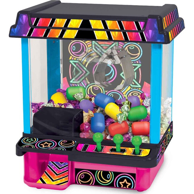 Ambassador Games: Electronic Arcade Claw Crane Game - Hyper Neon Black Series