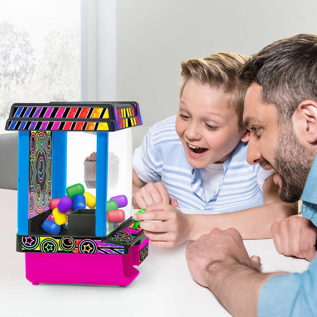 Ambassador Games: Electronic Arcade Claw Crane Game - Hyper Neon Black Series - Games - 2