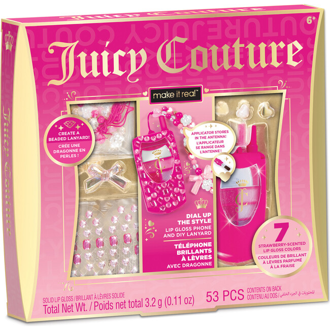 Juicy Couture Dial Up the Style Lip Gloss Phone & DIY Lanyard