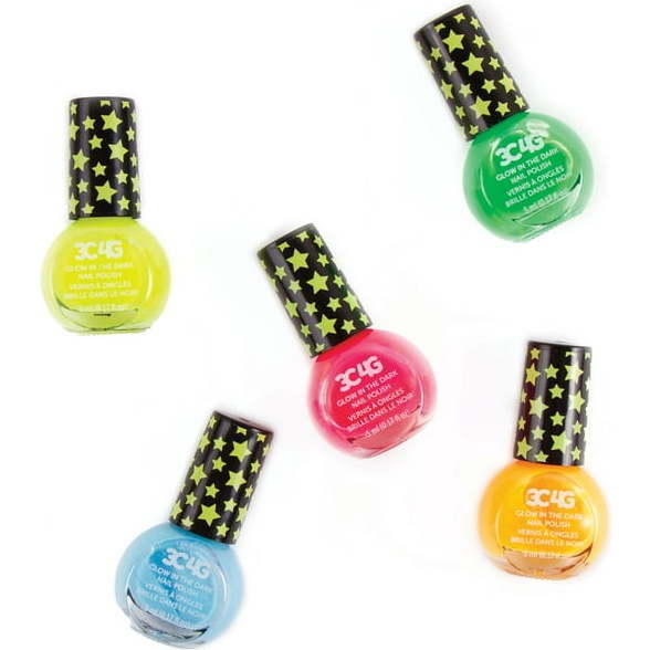 Glow In The Dark Nail Polish Craft Activity Set w/ 5 Bottles - Arts & Crafts - 3
