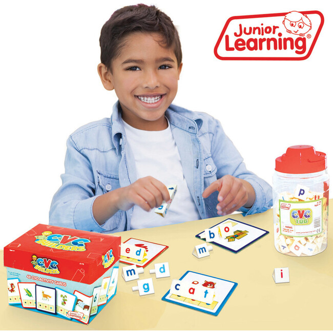 CVC Tri-Blocks Tub, 90 Blocks - STEM Toys - 2
