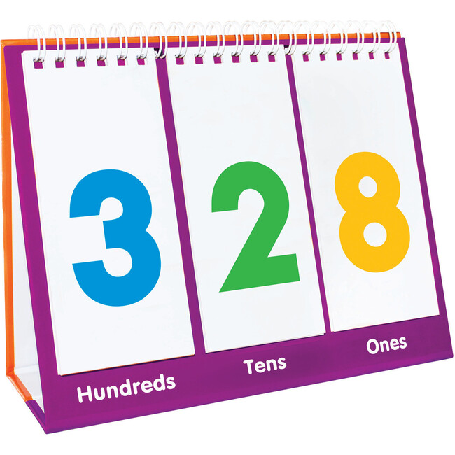 Base Ten Educational Flip Card Set