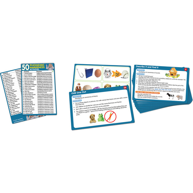 50 Phonemic Awareness Activities for Ages 3-5 Kindergarten Learning - Classroom Resources - 2