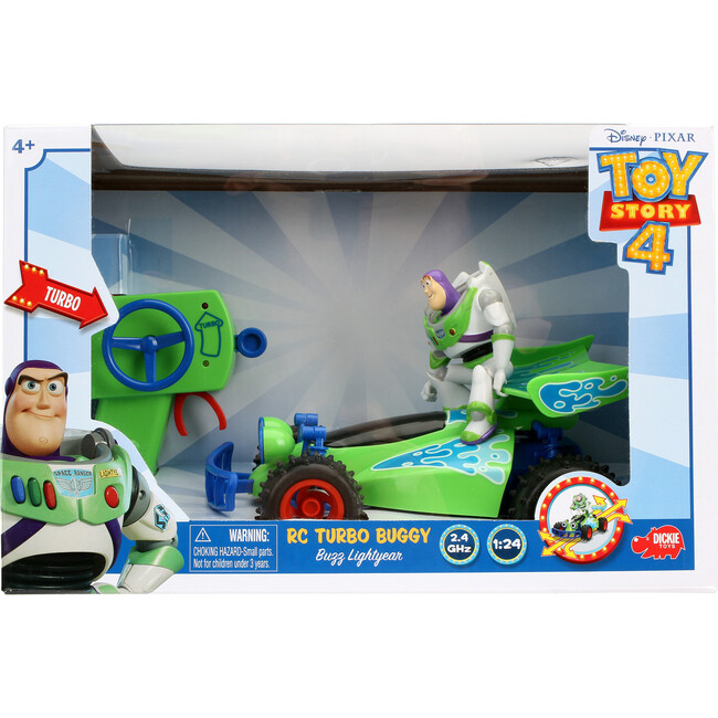 1:24 Scale Disney Pixar Toy Story 4 Radio Controlled Toy Turbo Buggy with Buzz Lightyear - Transportation - 3