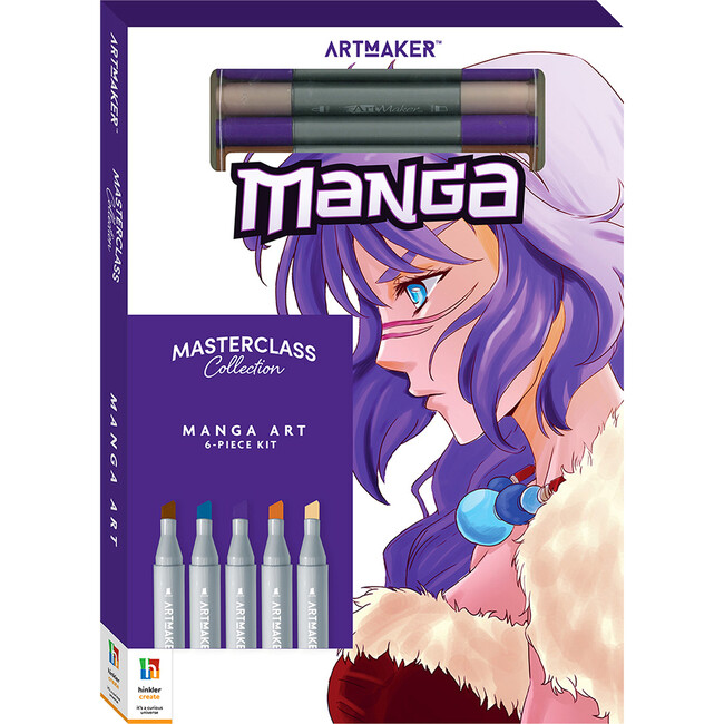 Art Maker Masterclass Collection: How to Draw Manga Kit - Activities - 1