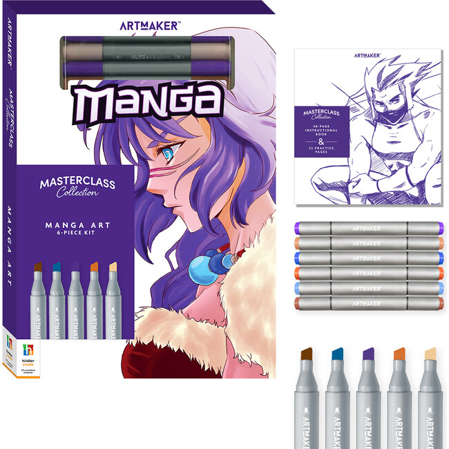 Art Maker Masterclass Collection: How to Draw Manga Kit - Activities - 2