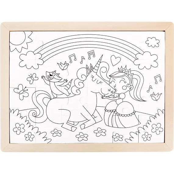 Hape: Unicorn Friends Puzzle - 24pc - Puzzles - 3