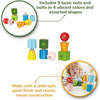 Hape: Twist & Turnables - Colorful Wooden Shapes Blocks - Blocks - 2