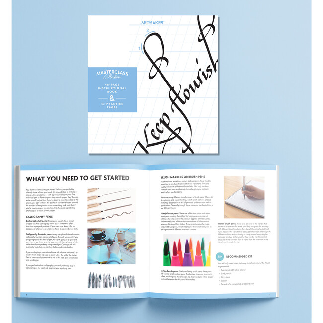 Art Maker Masterclass Collection: Calligraphy Art Kit - Activities - 3