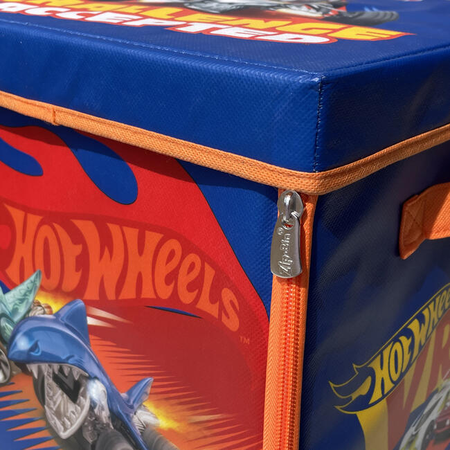 ZipBin Hot Wheels 300 Car Storage Cube & Playmat - Playsets - 6