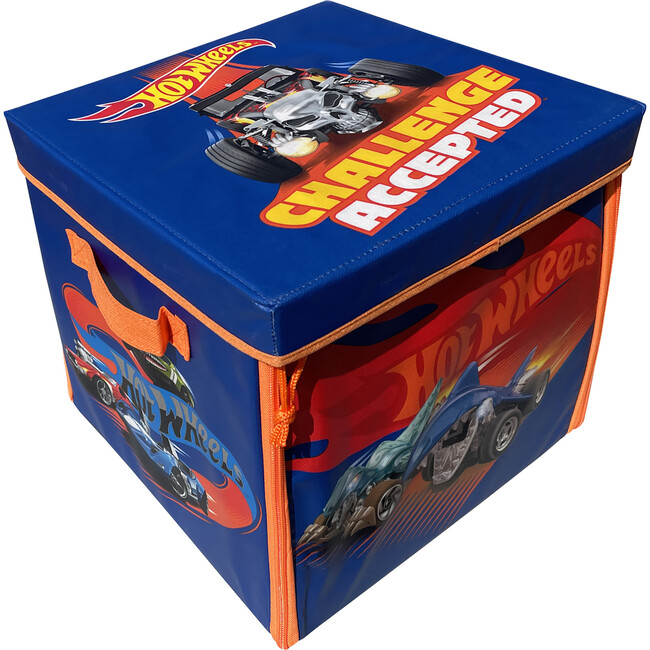 ZipBin Hot Wheels 300 Car Storage Cube & Playmat - Playsets - 7