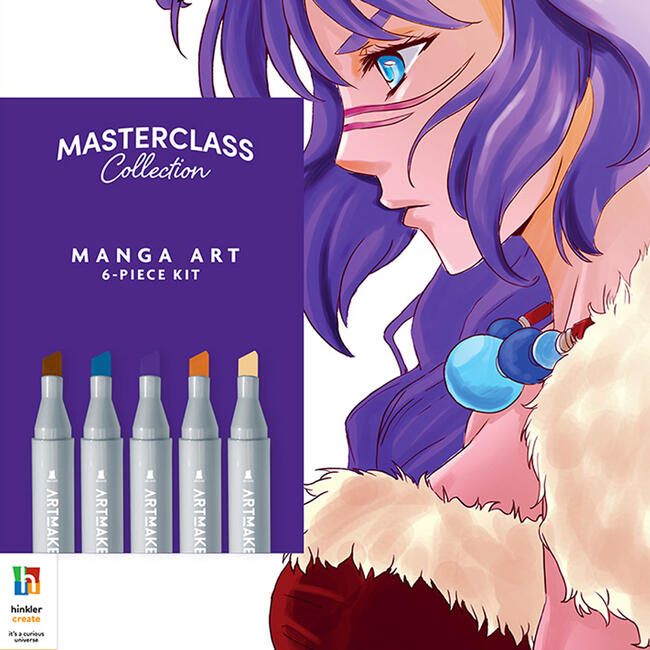 Art Maker Masterclass Collection: How to Draw Manga Kit - Activities - 5