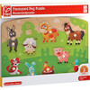 Hape: Peg Puzzle: Farmyard - 10pc Wooden Puzzle - Puzzles - 2 - thumbnail