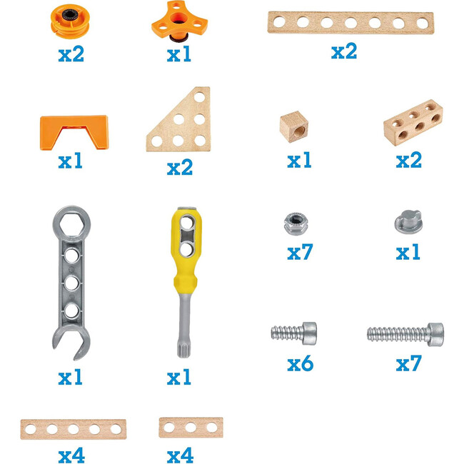 Hape: Junior Inventor: Experiment Starter Kit - 42pcs - Play Kits - 4